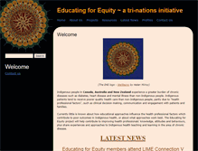 Tablet Screenshot of educating4equity.net